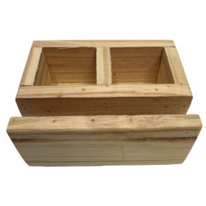 Azucarero y Servilletero Doble Blanco