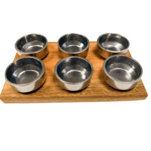 Base con 6 Dips pulidos 6 cm